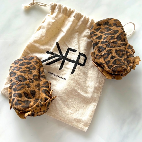 Freshly Picked Other - Freshley picked leopard unused size 2 baby moc’s